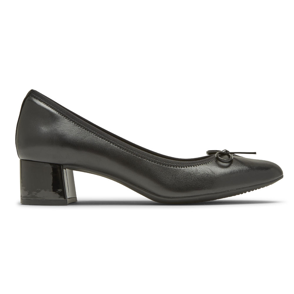 Rockport Pumps For Womens Black - Total Motion Sydney Bow - IC3952687